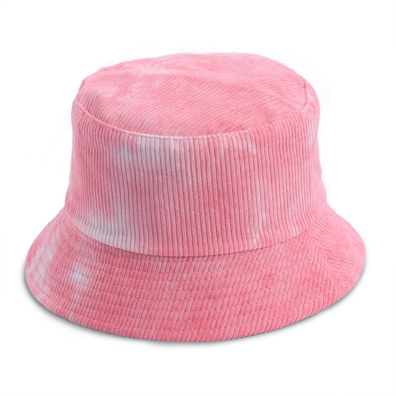 Style Summer Double-faced Tie Dye Unisex Bucket Hat