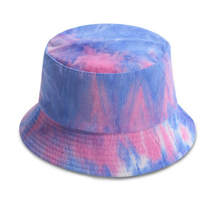 Style Summer Double-faced Tie Dye Unisex Bucket Hat