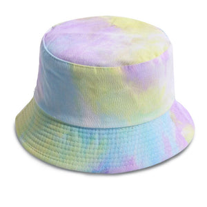 Style Summer Double-faced Tie Dye Unisex Bucket Hat