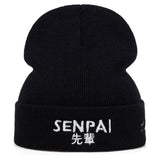 Senpai Embroidery Wool Hat Windproof Warm Hats