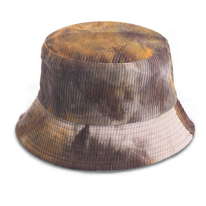 Style Summer Double-faced Tie Dye Unisex Bucket Hat