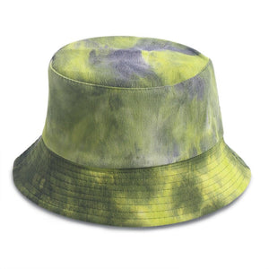 Style Summer Double-faced Tie Dye Unisex Bucket Hat