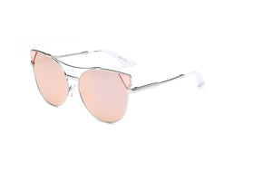 home forluxe clotheLexi SunglassesWomen Round Cat Eye Sunglasses

Frame Material: Metal 
Lens Material: PC
Lens Width: 59mm
Bridge Width: 15mm
Temple Length: 140mm
100% UVA &amp; UVB Protection
