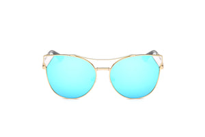 home forluxe clotheLexi SunglassesWomen Round Cat Eye Sunglasses

Frame Material: Metal 
Lens Material: PC
Lens Width: 59mm
Bridge Width: 15mm
Temple Length: 140mm
100% UVA &amp; UVB Protection
