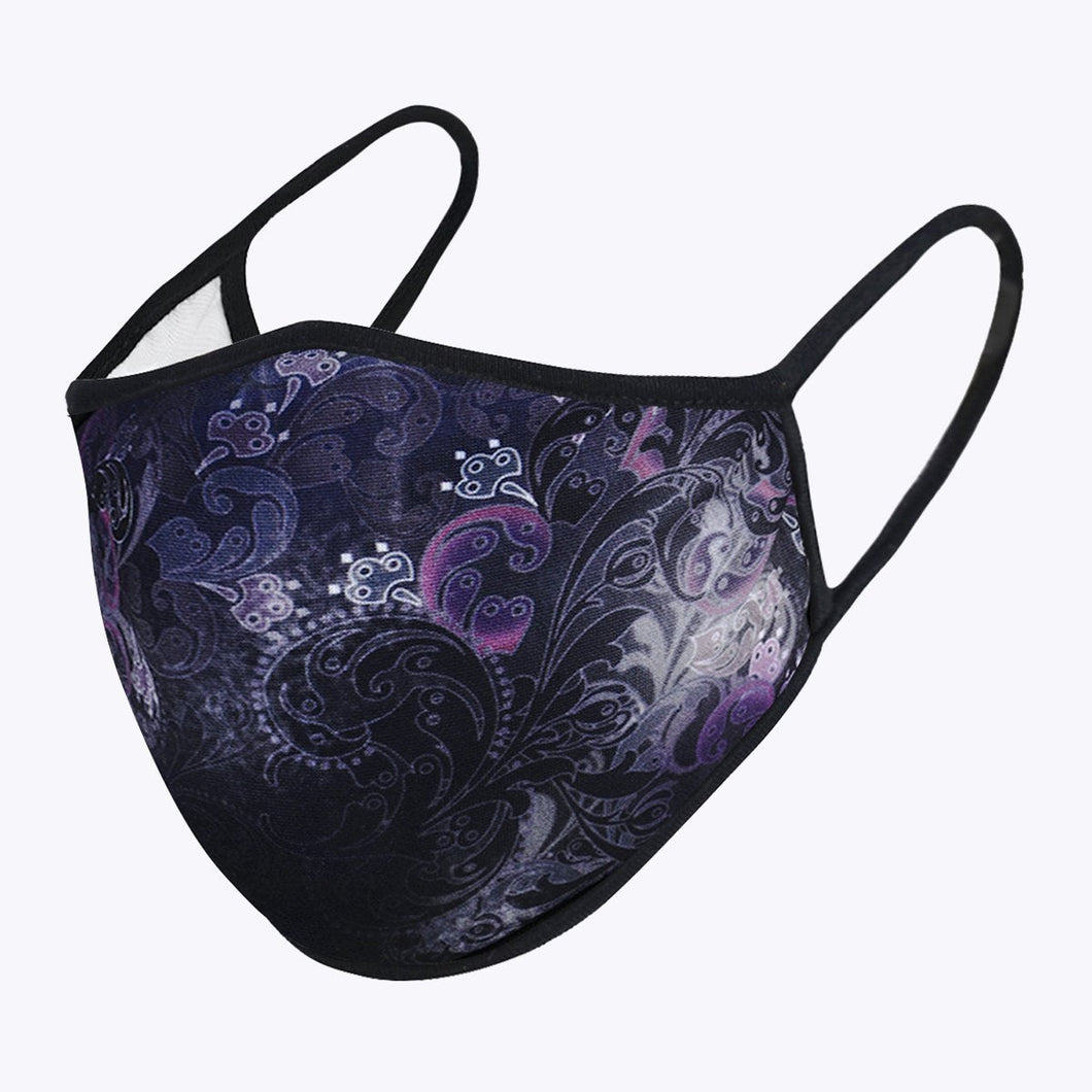 home forluxe clothePurpler DaCover 3-Layered Face Cover-PM0165
3-Layered, Polyester Exterior, Dual Layer Cotton Interior
Washable and Reusable Face Mask

Protective Fashion Face Mask
Unique Print Design
Made in USA

Size 12.5