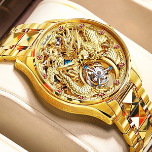 Oupinke Automatic Mechanical Tourbillon Watch